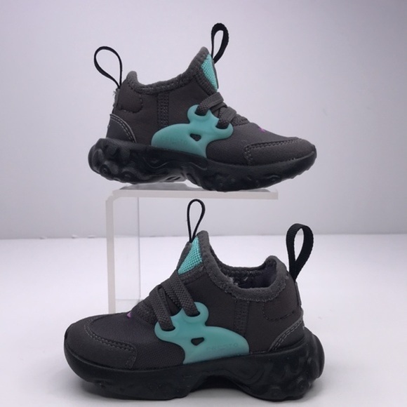 NIKE RT PRESTO  Gray and Teal Toddler Tennis Shoes SZ 4C - Picture 5 of 9